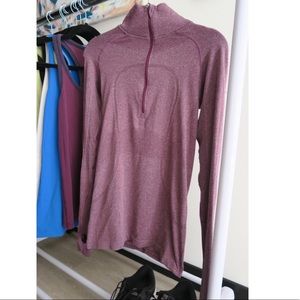 Lululemon Longsleeve zip collar top